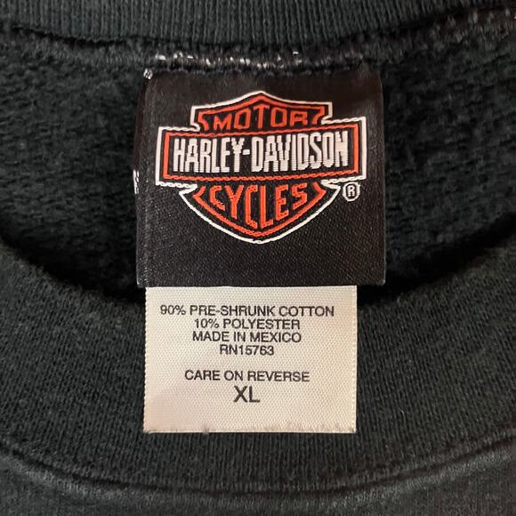 Vintage 2004 Harley Davidson Motorcycles St. Joseph, MO Crewneck - Picture 5 of 7